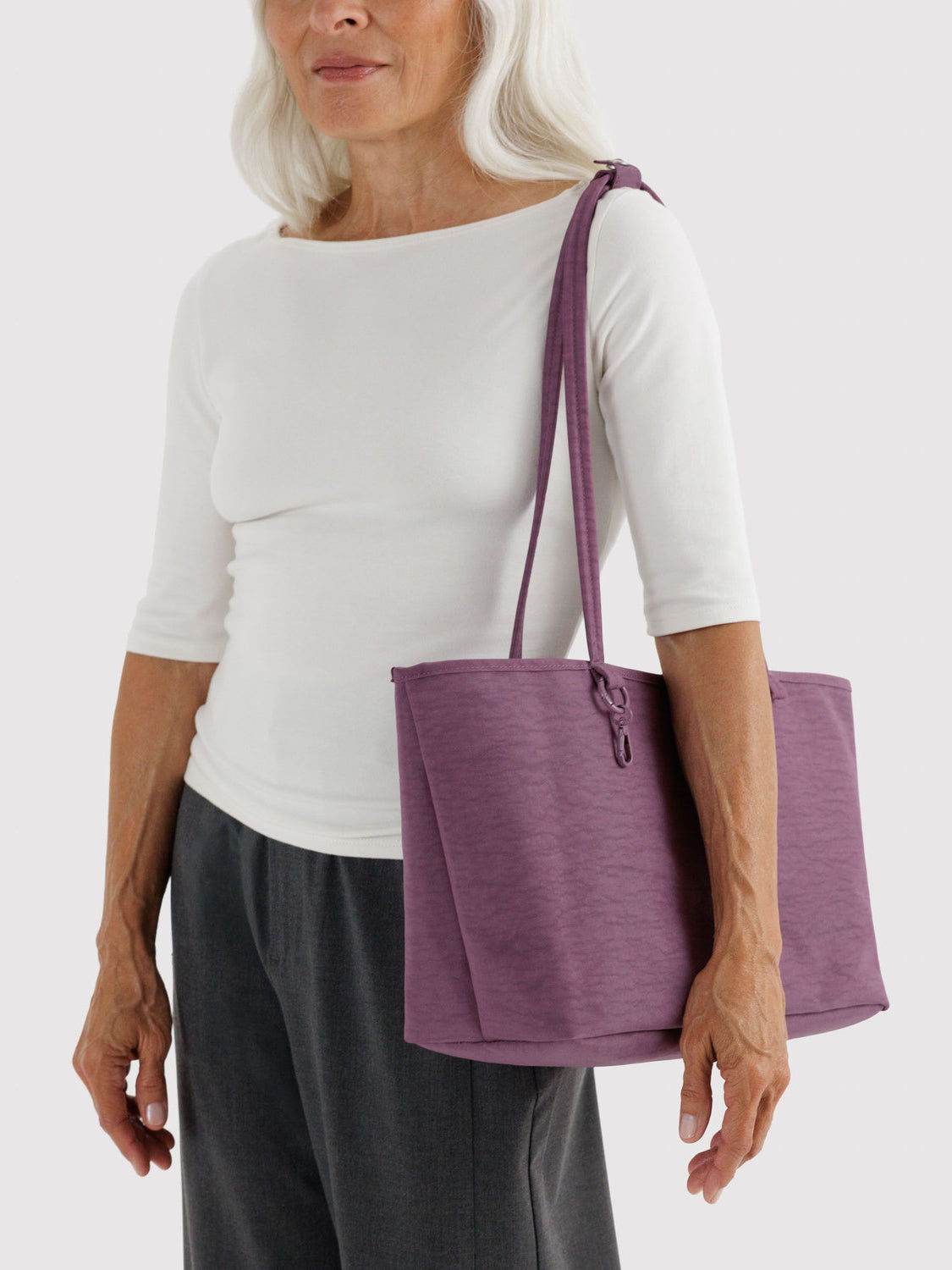 Wild Plum Mix Large Nylon Reversible Tote