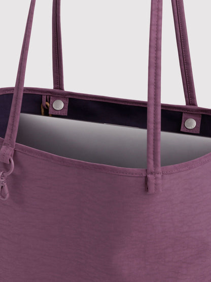 Wild Plum Mix Large Nylon Reversible Tote