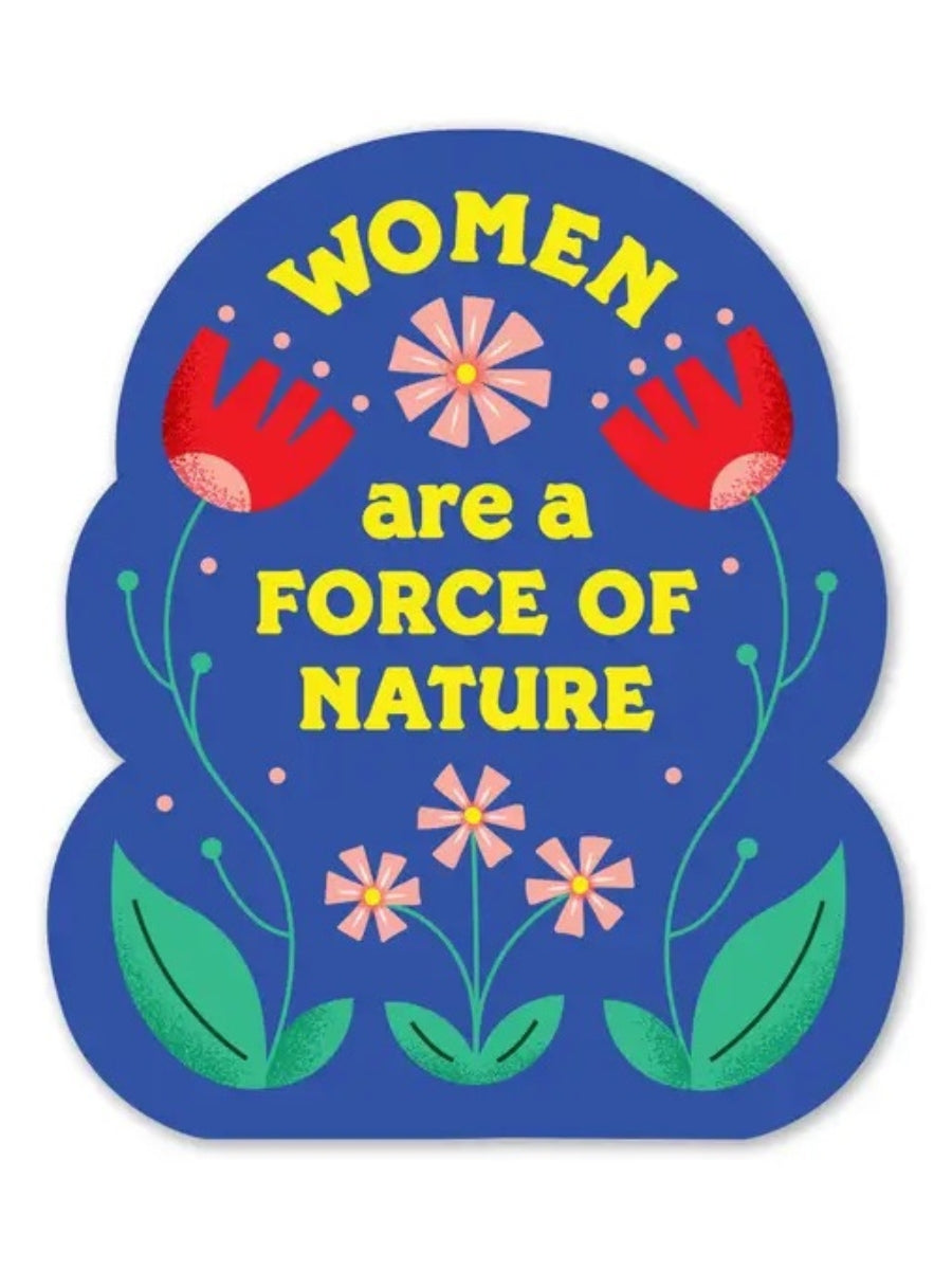 Women Nature Sticker