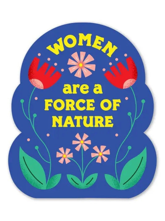 Women Nature Sticker