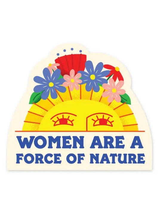 Women Nature Sun Sticker