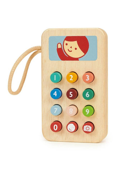 Wooden Toy Mobile Phone