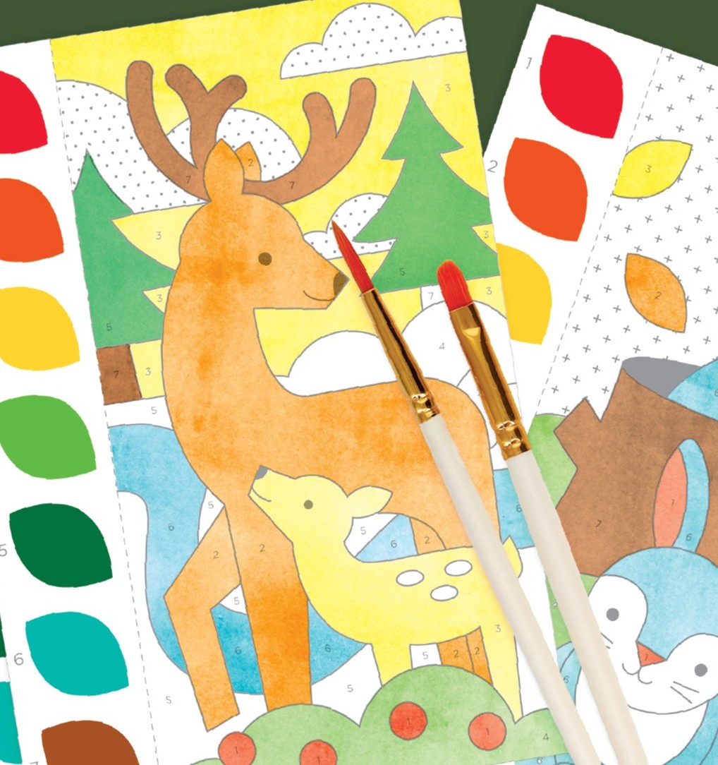 Woodland Paint by Numbers