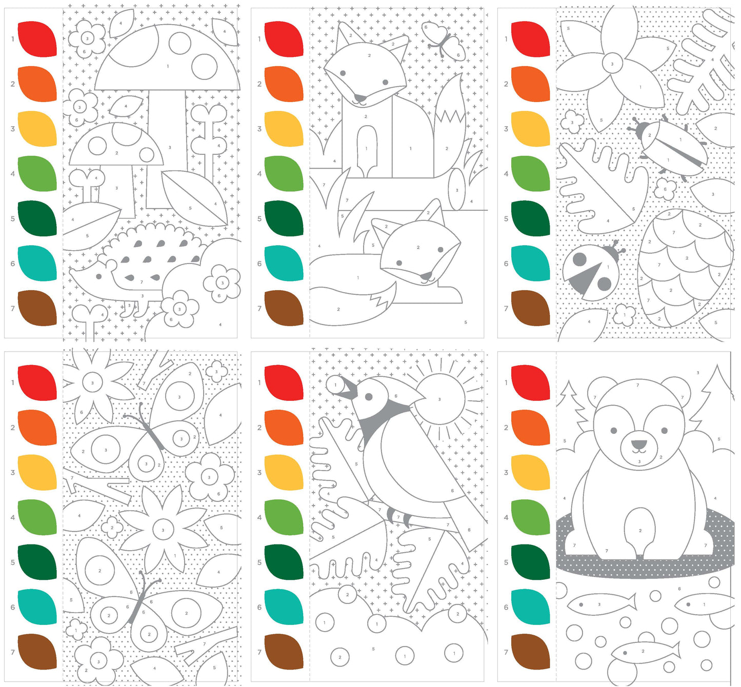 Woodland Paint by Numbers