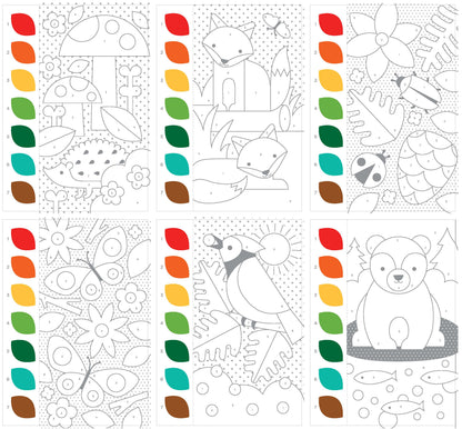 Woodland Paint by Numbers