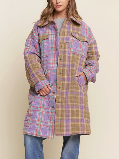 Wren Plaid Quilted Jacket