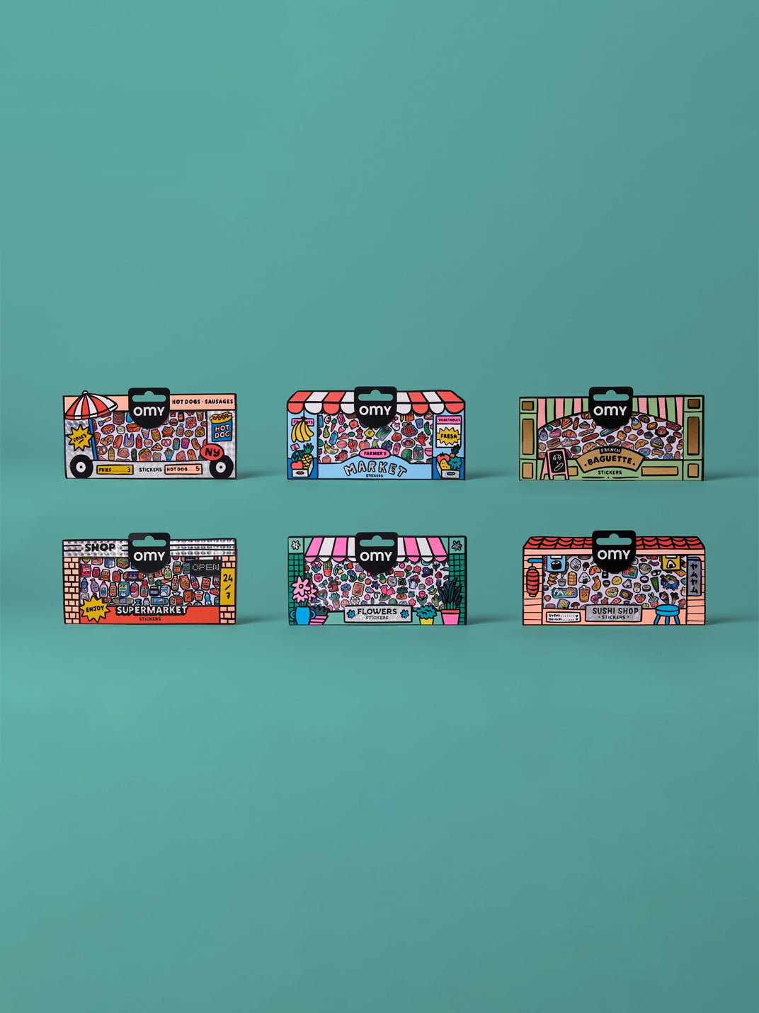 XS Assorted Boutique Stickers