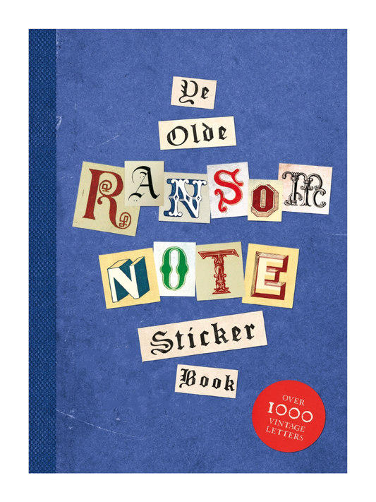 ye olde ransom note sticker book