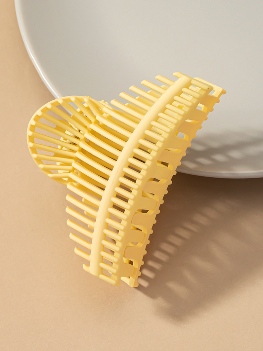 yellow spikes hair claw clip