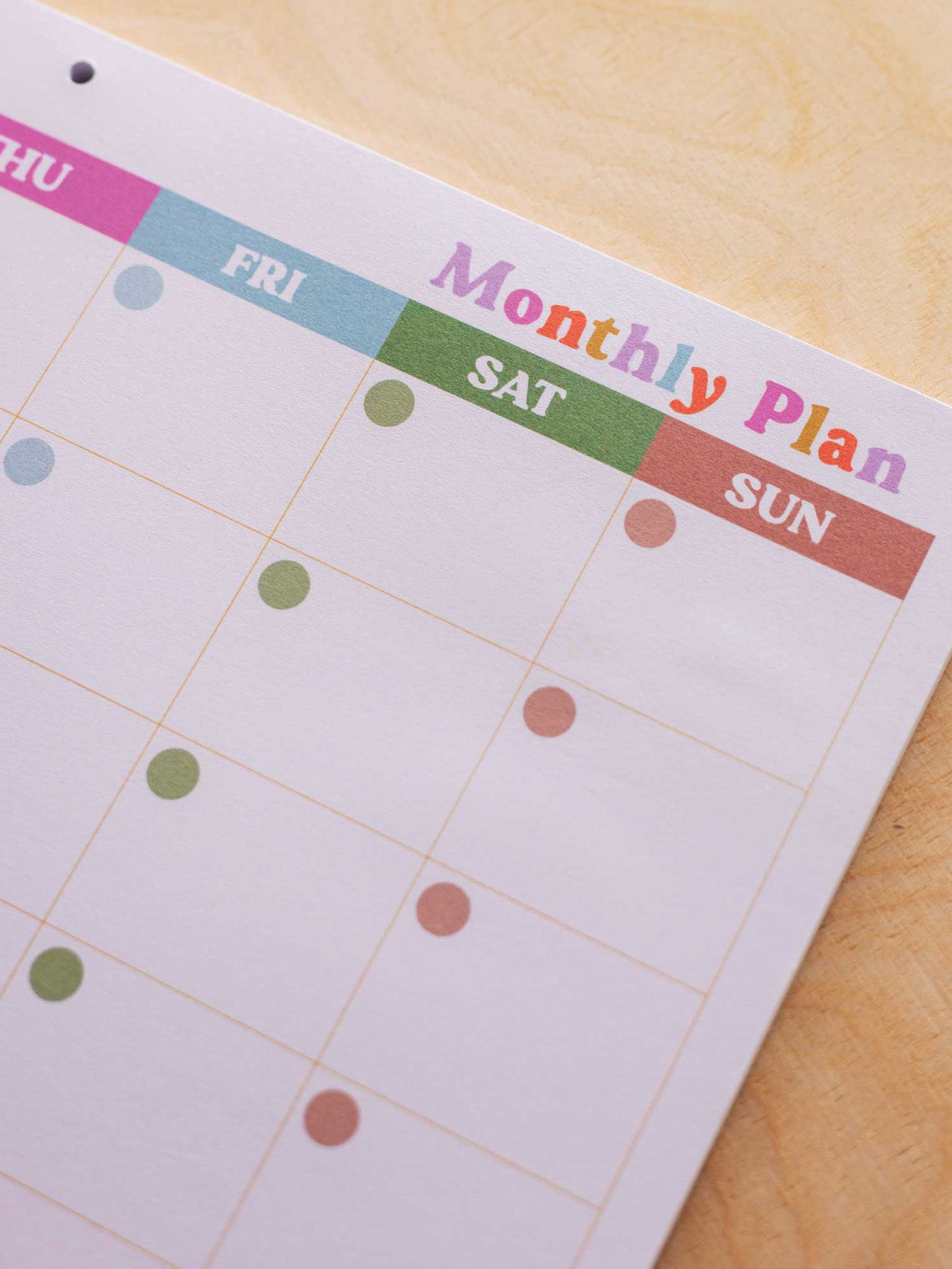 you got this monthly planner pad
