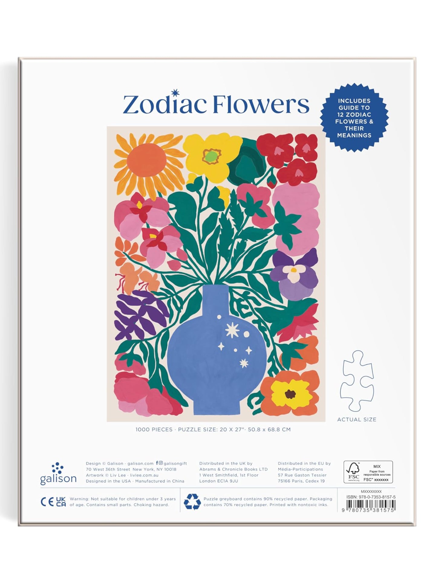 zodiac flowers puzzle