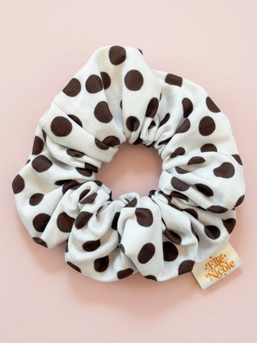 zoe dotted scrunchie