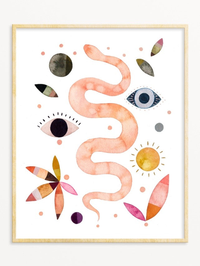 Sun Serpent #2 Art Print