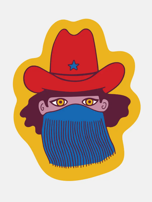 cowgirl sticker