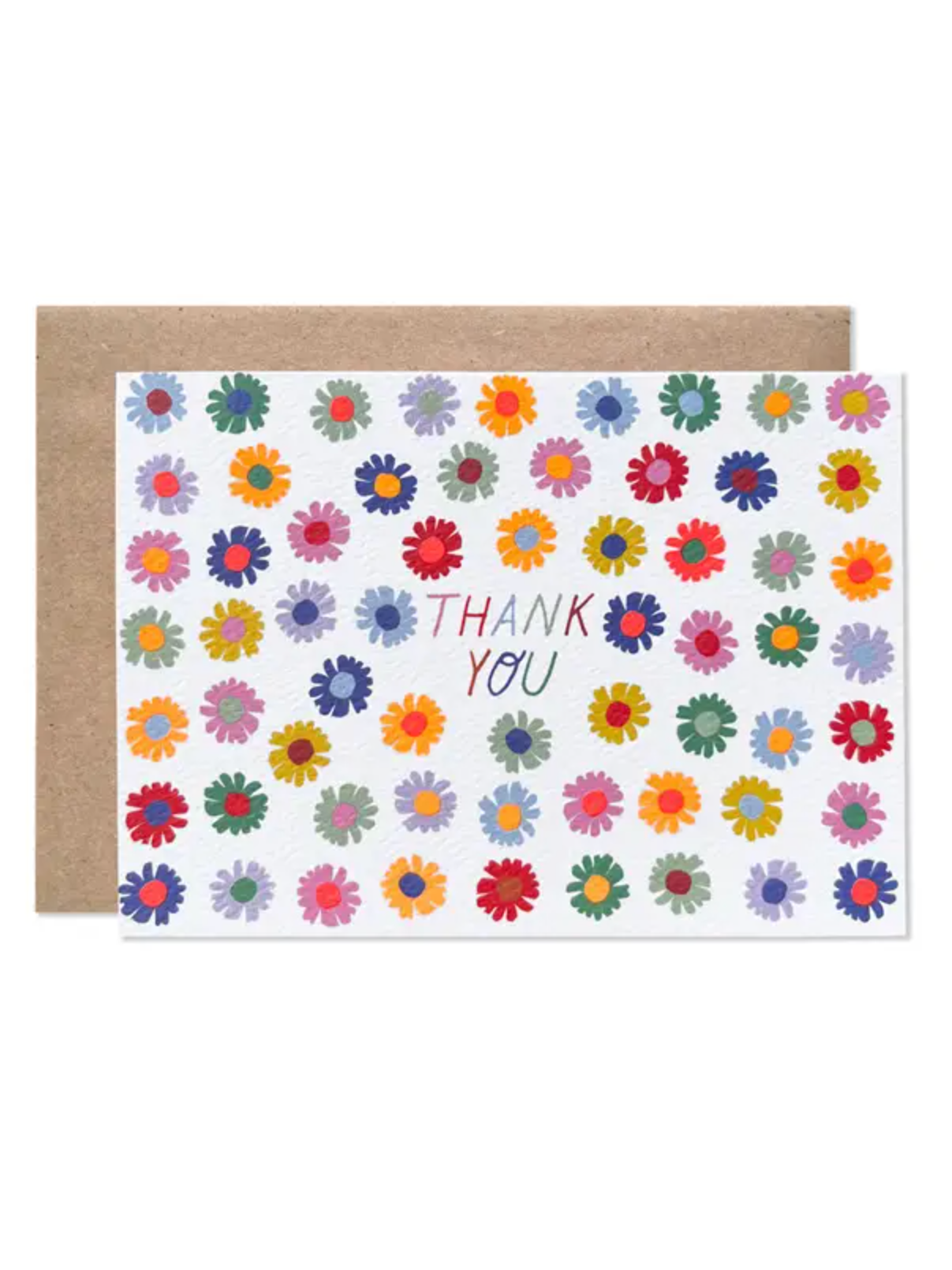 darling daisy thank you card set