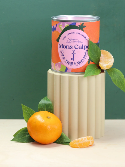 lime, basil, and mandarin soy candle