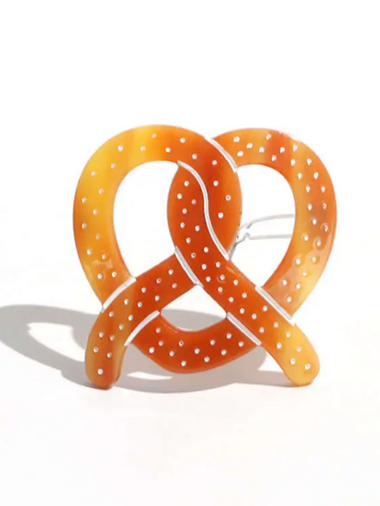 pretzel french hair barrette